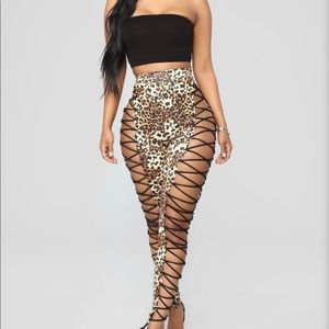Bring out the Animal Lace Up Pants